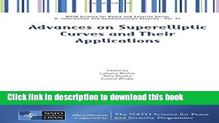 Read Advances on Superelliptic Curves and Their Applications Ebook Free