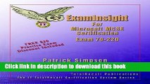 Read Examinsight for MCP / MCSE Certification: Security for a Microsoft Windows 2000 Network Exam