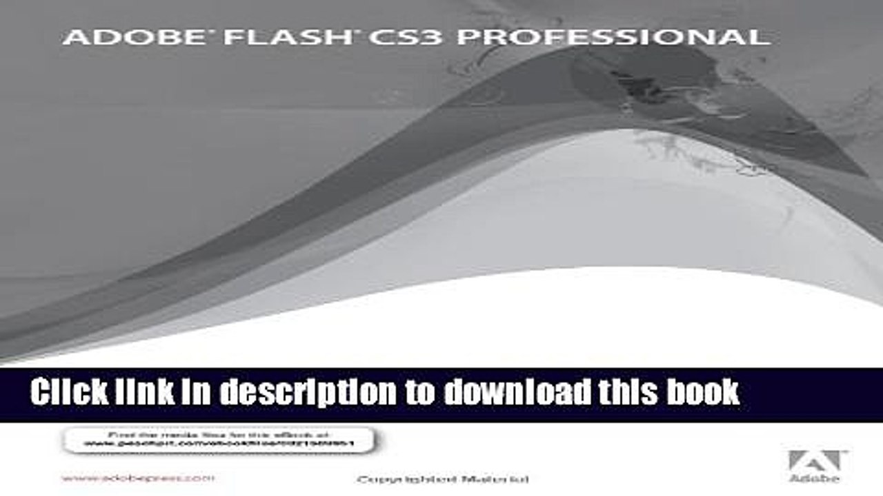 Download Adobe Flash CS3 Professional Classroom in a Book Ebook Free
