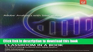 Download Adobe Analytics with SiteCatalyst Classroom in a Book  Ebook Online