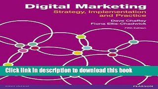 Download Digital Marketing: Strategy, Implementation and Practice  Ebook Online