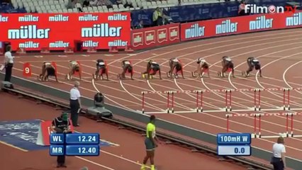 Kendra Harrison World Record 12.20s 100m Hurdles London Diamond League 2016