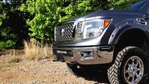 2016 Nissan Titan XD 20-inch LED Light Bar Bumper Mount by Rough Country