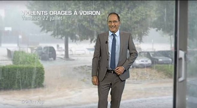 Orages violents et chute de grêle vendredi