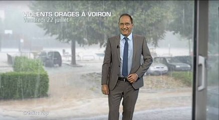 Orages violents et chute de grêle vendredi
