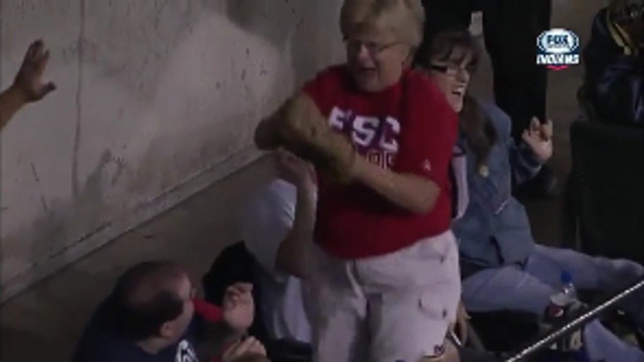 Grandmother With Amazing Catch At Baseball!