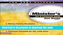Read Books Zondervan 2005 Minister s Tax and Financial Guide: For 2004 Returns (Zondervan Minister