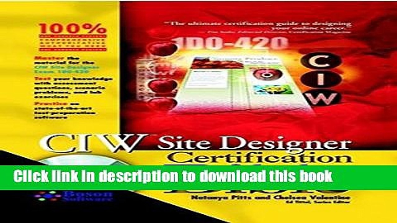 Read CIW Site Designer Certification Bible  Ebook Free