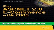 Read Pro ASP.NET 2.0 E-Commerce in C# 2005 (Expert s Voice in .NET)  PDF Free