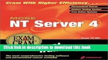 Read MCSE NT Server 4 Exam Cram Personal Trainer with CDROM Ebook Free