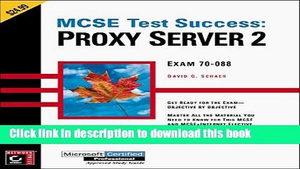 [PDF]  MCSE: Test Success: Proxy Server 2  [Read] Online