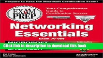 Download McSe Networking Essentials Exam Prep: Exam #70-058 Ebook Free