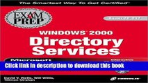 Read MCSE Windows 2000 Directory Services: Exam 70-217 with CDROM Ebook Free