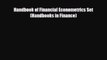 FREE DOWNLOAD Handbook of Financial Econometrics Set (Handbooks in Finance)#  BOOK ONLINE