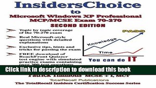 Read Insiderschoice to MCP / MCSE Certification: Installing, Configuring, and Administering