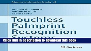 Download Touchless Palmprint Recognition Systems Ebook Online