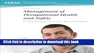 Read Management of Occupational Health and Safety  Ebook Free