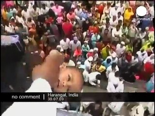 Baby throwing in India - No comment
