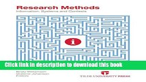 Read Research Methods: Information, Systems and Contexts  PDF Free