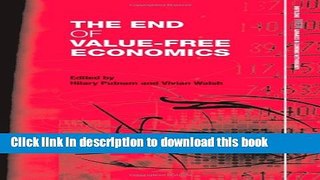 Read The End of Value-Free Economics  Ebook Online
