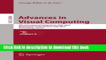 Read Advances in Visual Computing: 9th International Symposium, ISVC 2013, Rethymnon, Crete,