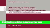 Read Advances in Web and Network Technologies and Information Management: AP Web/WAIM 2009