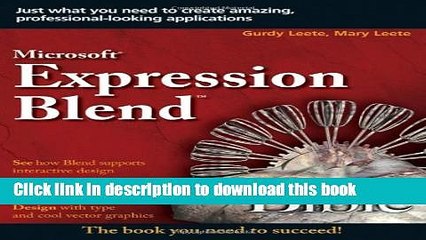 Download Microsoft Expression Blend Bible  Ebook Free