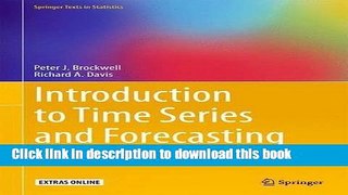 Download Introduction to Time Series and Forecasting  Ebook Online