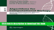 Read Algorithms for Computational Biology: Second International Conference, AlCoB 2015, Mexico