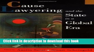 [PDF]  Cause Lawyering and the State in a Global Era (Oxford Socio-Legal Studies)  [Read] Online