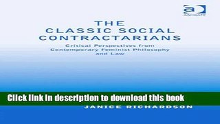 [PDF]  The Classic Social Contractarians: Critical Perspectives from Contemporary Feminist