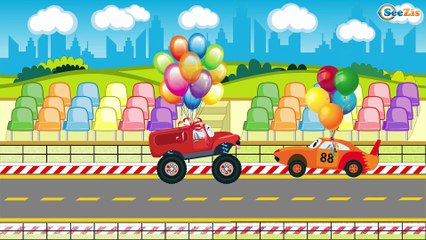 Cars & Trucks Cartoons for children - Racing Cars with Car Service & Car Wash | Kids Car Cartoon