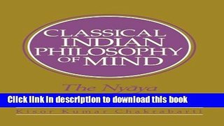 Read Classical Indian Philosophy of Mind: The Nyaya Dualist Tradition  Ebook Free