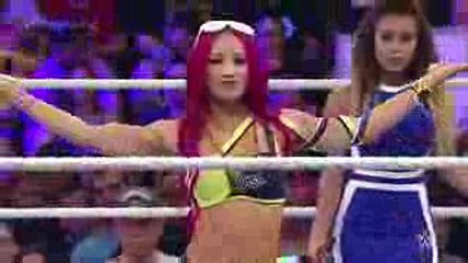 WWE Smackdown 07_14_16 Sasha Banks vs Dana Brooke ( Charlotte attack the Bo$$ )