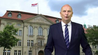 Dietmar Woidke z okazji 25-lecia PNWM /  Dietmar Woidke zum 25. DPJW-Geburtstag