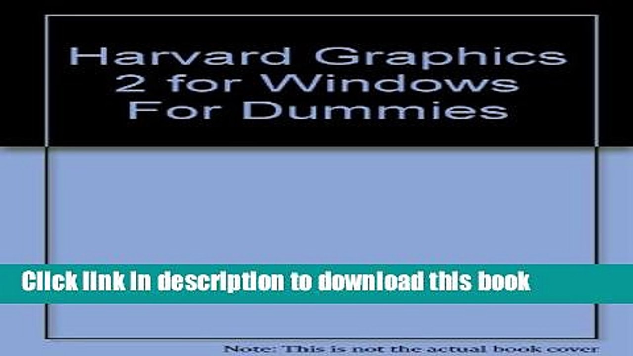 Read Harvard Graphics 2 for Windows for Dummies Ebook Free