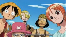 One Piece Funny Moments Usopp Making fun of Zoro