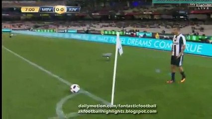 Alex Sandro voley SHOOT - Melbourne Victory vs Juventus - 23.07.2016