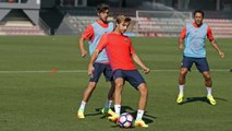 FC Barcelona training session: Fourth day of preseason training