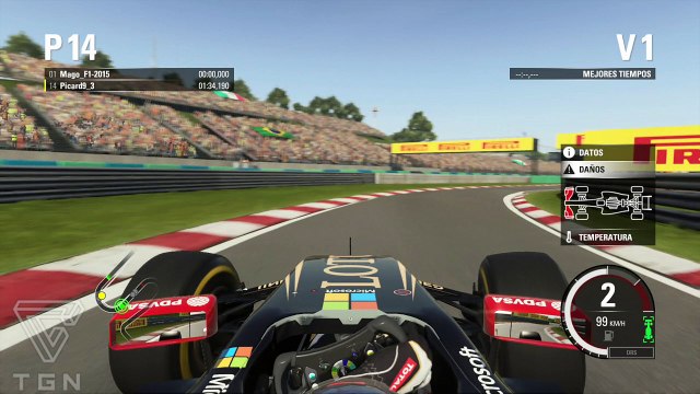 Clasificación Gran Premio Formula 1 Hungría | Qualifying GP F1 Hungary | Gameplay PS4