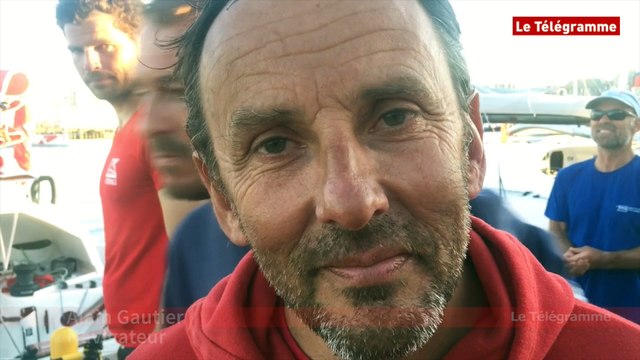 Transat Québec - Saint-Malo. L'interview d'Alain Gautier