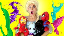 Baby Spiderman vs Frozen Elsa vs Baby DarthVader Maleficent turns into Spidergirl & Fat Elsa Prank!