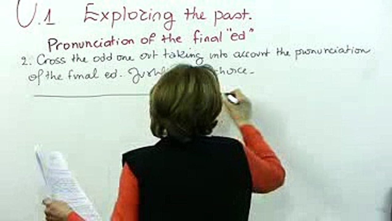 Pronunciation of the final ed 2