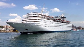LOUIS OLYMPIA 1st CRUISE FROM PIRAEUS 25 MAY 2012