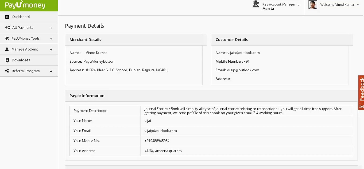 How to Refund Customer with PayuMoney
