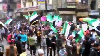 حلب بستان القصر - مظاهرات جمعة الرقة الأبية 22-2-2013