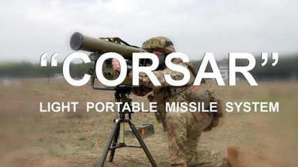 Укроборонпром- представил видео испытаний ПТРК "Корсар"