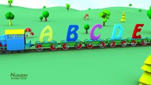 ABC song for kids ǀ Learn ABC with alphabet train ǀ 3D nursery rhymes ǀ popular children rhymes