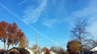 Chemtrails in Evansville, Indiana Nov 20, 2013