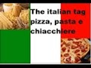 The italian tag - pizza, pasta e chiacchiere - collab. Sara Cioccolatina
